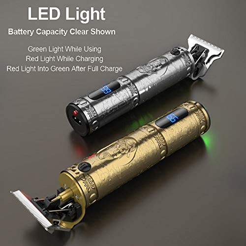 Recortadora Eléctrica para Hombres, Anself Máquina Cortapelo, Recortadora de Cabello para Hombres, con Pantalla LCD, Carga USB（Estilo de actualización）