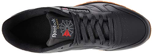 Reebok Classic Leather - Zapatillas de cuero para hombre, color negro (black / gum 2), talla 44