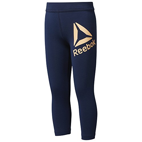 Reebok Es 7/8 Mallas, Niñas, Azul (Maruni), 5/6 años