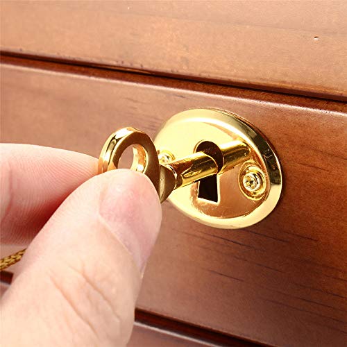 ReedG Exhibición Organizador de Joyasde la Mujer Joyería Grande Capacidad Robusta Caja de 3 Capas de Madera joyería decoración del Dormitorio Joyero del Organizador del Almacenaje