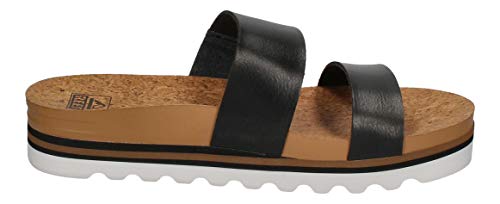 Reef Cushion Bounce Vista Hi, Sandalias deslizantes para Mujer, Negro, 41 EU