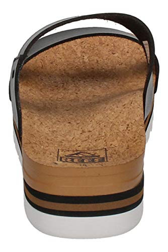 Reef Cushion Bounce Vista Hi, Sandalias deslizantes para Mujer, Negro, 41 EU