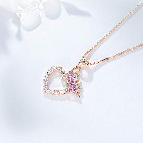 Regalo de 50 cumpleaños para mujer – Corona de plata de ley 925 con corazón para mujer, 50 años de edad, regalos de cumpleaños para mujeres, regalos divertidos de 50 cumpleaños para mujer