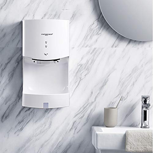 REGEN 1200W Generic Turbo Secadores de Mano | Secamanos Eléctrico | Ecológico, de Alta Velocidad y Bajo Uso de Energía | Secador de Manos Eléctrico Tecnología de detección por infrarrojos