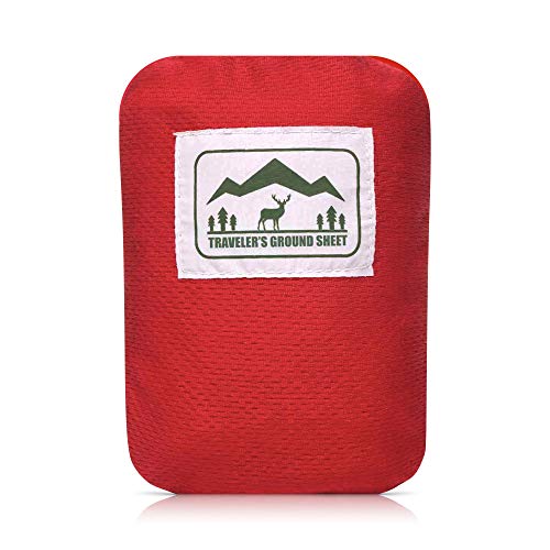Reliable Outdoor Gear Alfombrilla de Bolsillo - Plegable, Impermeable, 140 Gramos, 1.9 m x 1.27 m - para Acampada, Picnic o Playa (2-4 Personas)