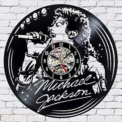 Reloj de pared de vinilo Un reloj de pared de vinilo moderno con un diseño moderno y reloj de pared de música King Music celebrities Decoración del hogar Regalos para seguidores