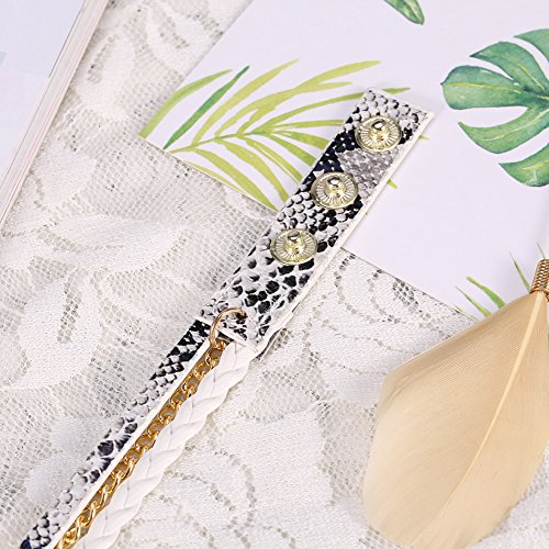 Reloj de pulsera para mujer, reloj de pulsera de cuarzo analógico con correa de cuero, reloj colgante trenzado vintage, reloj de abrigo para mujer, reloj pulsera con brazalete, reloj(marrón)