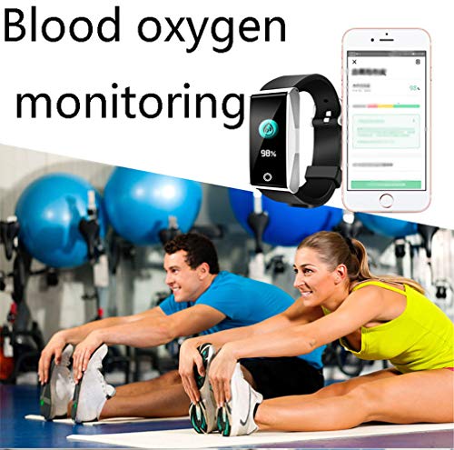 Reloj Inteligente de Fitness de Gama Alta Pantalla a Color Pulsera Inteligente Monitoreo del Ritmo cardíaco Presión Arterial Oxígeno en Sangre Llamada Bluetooth Pulsera Deportiva Impermeable