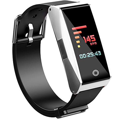 Reloj Inteligente de Fitness de Gama Alta Pantalla a Color Pulsera Inteligente Monitoreo del Ritmo cardíaco Presión Arterial Oxígeno en Sangre Llamada Bluetooth Pulsera Deportiva Impermeable