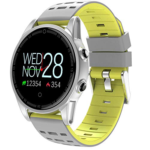 Reloj Inteligente de Fitness de Gama Alta, Reloj Inteligente, frecuencia cardíaca, presión Arterial, monitorización de oxígeno en Sangre, Noticias, Pulsera Deportiva portátil