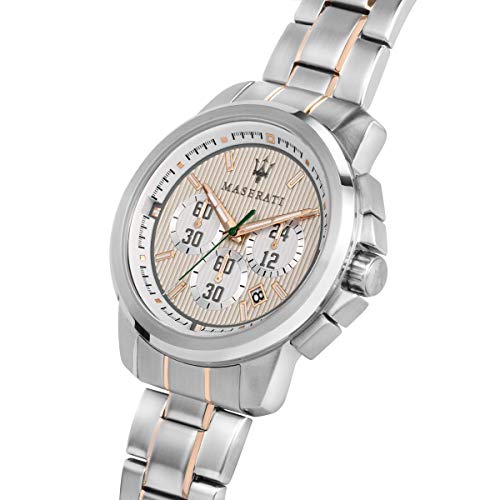 Reloj para Hombre, Colección Royale, Movimiento de Cuarzo, con cronógrafo, en Acero y PVD Oro Rosa - R8873637002