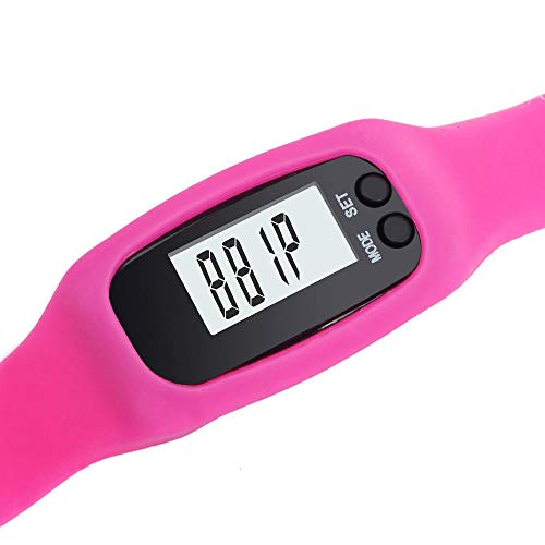 Reloj Relojes De Pulsera para Mujeres Diseño Multifunción LCD Digital Podómetro Fitness Correr Paso A Pie Distancia Contador De Calorías Reloj Pulsera