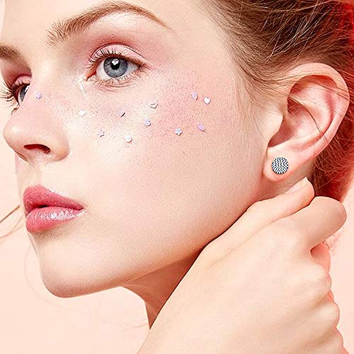 Remebe Pendientes Hipoalergénicos para Niñas, 100 Pares Color Mezclado Cerámica Suave Hecho a Mano Pendientes