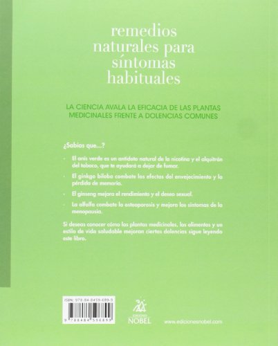 Remedios naturales para síntomas habituales