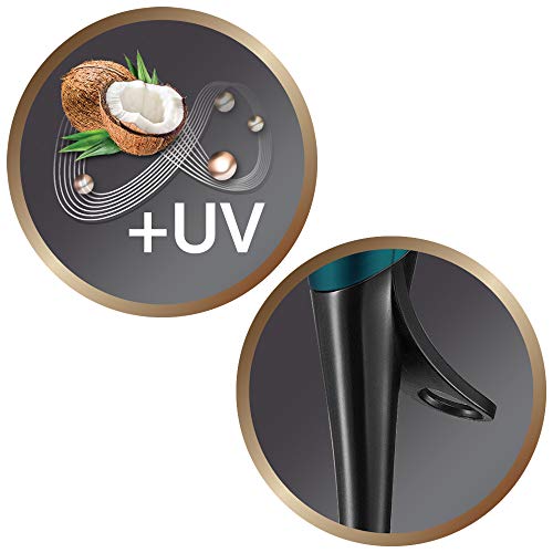 Remington Advanced Coconut Therapy AC8648 - Secador de Pelo, Secador Iónico, 2 Concentradores y 1 Difusor, 2300 W, Azul