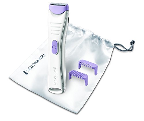 Remington BKT4000 - Recortadora de bikini para mujer, sin cable, suave y sedoso, con 2 peines cómodos y bolsa de belleza, para mujer