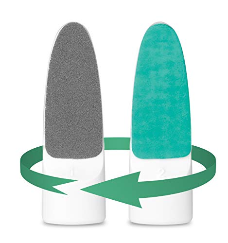 Remington Reveal MAN1000 - Set Manicura y Pedicura Eléctrico, 4 Limas para Manicura y Pedicura, 2 Velocidades, Blanco y Verde