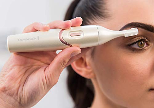 Remington Smooth & Silky EP7070 - Kit de Cuidado Facial, Depiladora Facial Femenina, Incluye Cabezal de Masaje, Cepillo Limpiador y Minilápiz, Rosa Perla