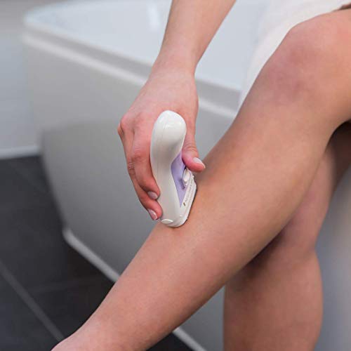 Remington Smooth & Silky WSF5060 Depiladora Femenina, Depiladora Eléctrica Inalámbrica 4 Accesorios, Blanco y Rosa, Uso Seco y Mojado, Zona del Bikini, Aloe Vera