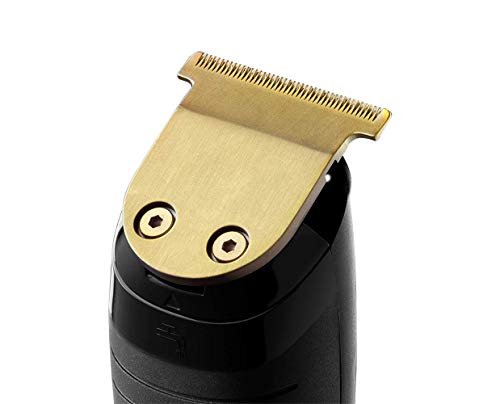 Remington T-Series MB7050 - Recortador de Barba y Pelo, 9 Peines para Pelo y Barba, Inalámbrico, Autonomía de 5 horas, Negro