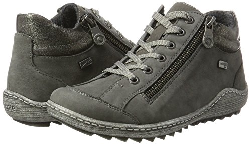 Remonte R1483, Zapatillas Altas para Mujer, Gris (Gris/Altsilber/Fumo 45), 40 EU