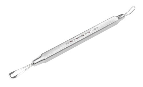 Remos extractor puntos negros/eliminador de espinillas con 2 anillos - de acero inox 10 cm