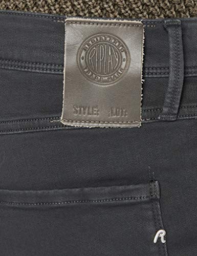 REPLAY Anbass Vaqueros Slim, Negro (Blackboard 290), W31/L32 (Talla del Fabricante: 31) para Hombre