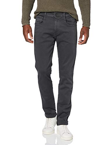REPLAY Anbass Vaqueros Slim, Negro (Blackboard 290), W31/L32 (Talla del Fabricante: 31) para Hombre