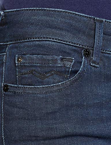 REPLAY Luz Vaqueros Skinny, Azul (Dark Blue 7), W30/L32 (Talla del Fabricante: 30) para Mujer