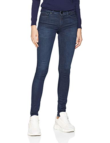 REPLAY Luz Vaqueros Skinny, Azul (Dark Blue 7), W30/L32 (Talla del Fabricante: 30) para Mujer
