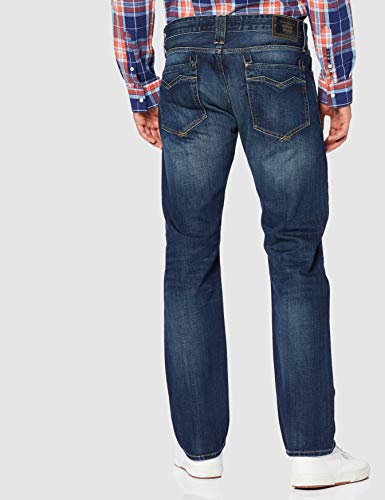 Replay MA955 Newbill, Vaqueros straight Hombre, Azul (Blau 007), W30/L34
