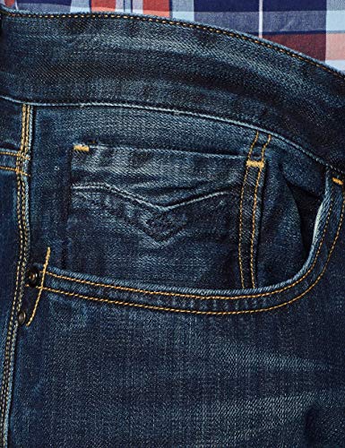Replay MA955 Newbill, Vaqueros straight Hombre, Azul (Blau 007), W30/L34