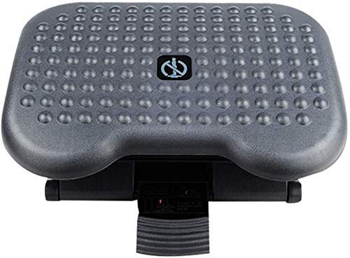 Reposapiés debajo del escritorio - Ajustable con el resto del pie Masaje de la textura y el rodillo, Reposapiés ergonómico Altura Posición, 15 grados de ajuste de inclinación angular for el hogar, ofi