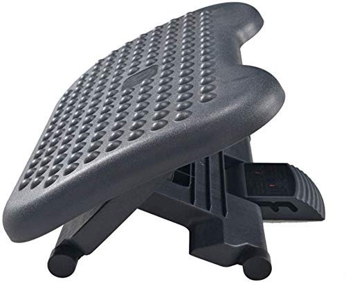 Reposapiés debajo del escritorio - Ajustable con el resto del pie Masaje de la textura y el rodillo, Reposapiés ergonómico Altura Posición, 15 grados de ajuste de inclinación angular for el hogar, ofi