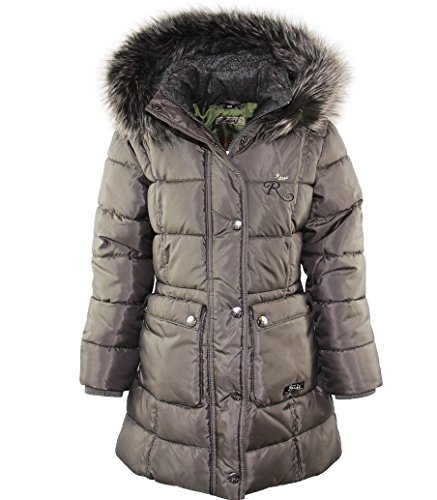 Reset - Abrigo - Chaqueta Guateada - para niña Gris 164 cm