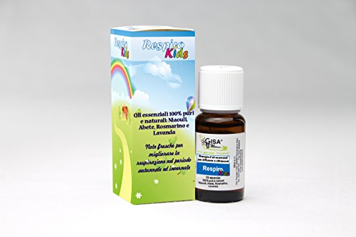 RESPIRO KIDS - Sinergia de aceites esenciales para difusor ultrasónico propiedades balsámicas que ayudan la respiración de tu niño