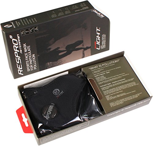 Respro - Máscara Ultraligera, Negra, Talla M