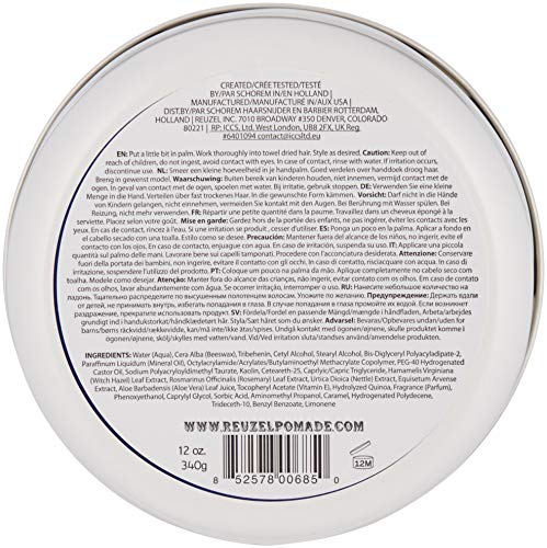 Reuzel Clay - Pomada mate (340 g)