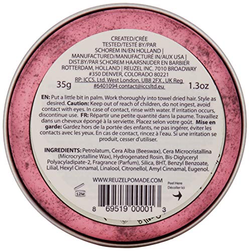 Reuzel D18-433-CEB - Pomada rosa (35 g), color rosa