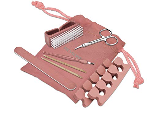 Revlon Pediprep - Bañera de hidromasaje para pies, Set de spa y pedicura, con nueve accesorios