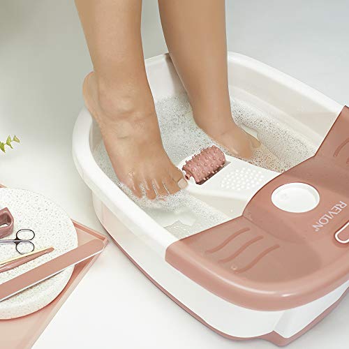 Revlon Pediprep - Bañera de hidromasaje para pies, Set de spa y pedicura, con nueve accesorios