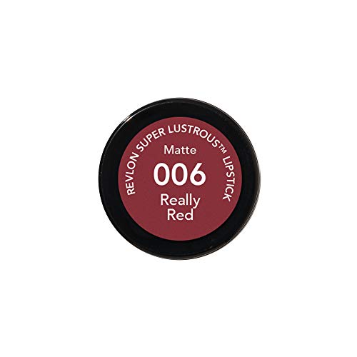 Revlon Super Lustrous Lipstick #006-Really Red - 5 Mililitros