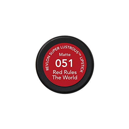 Revlon Super Lustrous Pintalabios Mate (Red Rules the World)