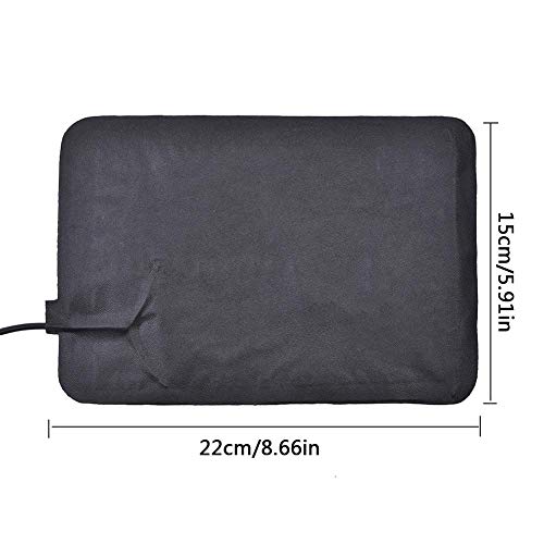 Rich-home Manta Termica Reptiles, 9W Esteras Térmicas para Reptiles Ajustables con Control De Temperatura | Alfombrilla De Calentamiento De Usos Múltiples PU Impermeable Y Fibra De Carbono