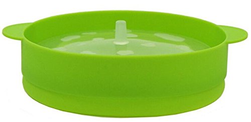 Richard Bergendi PoPuP popper de palomitas de microondas con cómodo mangos, fabricante de palomitas de silicona, plegable Bowl con tapa