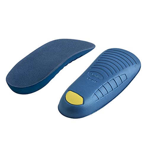 riemot 3/4 Plantillas Ortopédicas para el Tratamiento de la Fascitis Plantar, Pies Planos, los dolores del talón, la rodilla y la espalda Samt