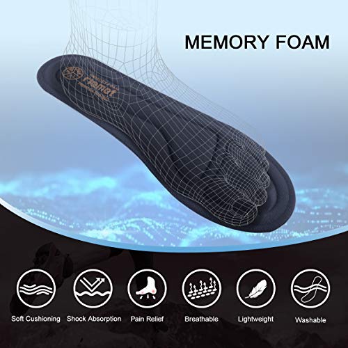riemot Plantillas Memory Foam para Zapatos de Hombre y Mujer, Armada EU 41