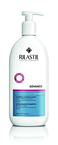 Rilastil Advance - Champú Ultradelicado para Cuero Cabelludo Sensible - Formato Familiar de 500 ml