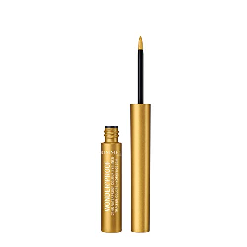 Rimmel London Wonderproof eyeliner, 6.7 g, 007 Shiny Gold (3614226518385)