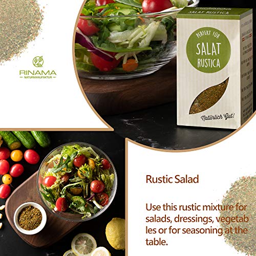 RINAMA – Lote de 6 mix de hierbas y especias «Veggie » para carne, pescado, verduras y ensaladas – Mezclas perfumadas - Comida, Barbacoa y condimentos – Estuche degustación para regalar